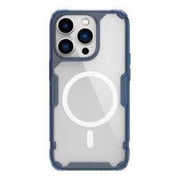 Nillkin Nature Pro šarvuotas dėklas su MagSafe, skirtas iPhone 15 Pro Max - mėlynas