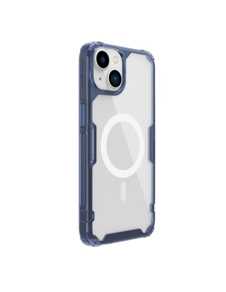 Nillkin Nature Pro šarvuotas dėklas su MagSafe, skirtas iPhone 15 Plus - mėlynas Nillkin Nature Pro šarvuotas dėklas su MagSafe, skirtas iPhone 15 Plus - mėlynas