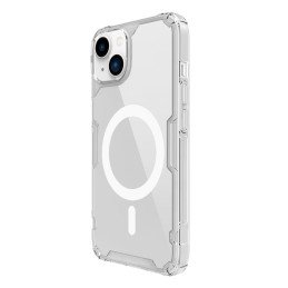 Nillkin Nature Pro šarvuotas dėklas su MagSafe, skirtas iPhone 15 Plus - baltas