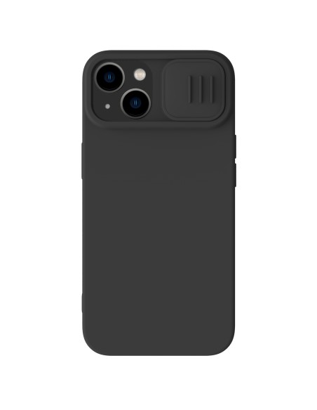 Nillkin CamShield šilkinis silikoninis dėklas, skirtas iPhone 15 Plus su fotoaparato apsauga – juodas Nillkin CamShield šilkinis silikoninis dėklas, skirtas iPhone 15 Plus su fotoaparato apsauga – juodas