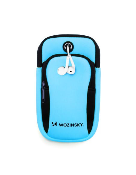 Mėlyna apyrankė bėgimo telefonui