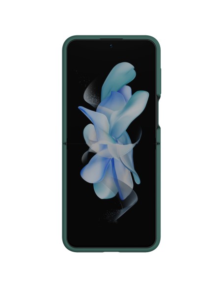 Nillkin Flex Flip dėklas su pakabuku ir stovu Samsung Galaxy Z Flip 5 - žalias Nillkin Flex Flip dėklas su pakabuku ir stovu Samsung Galaxy Z Flip 5 - žalias