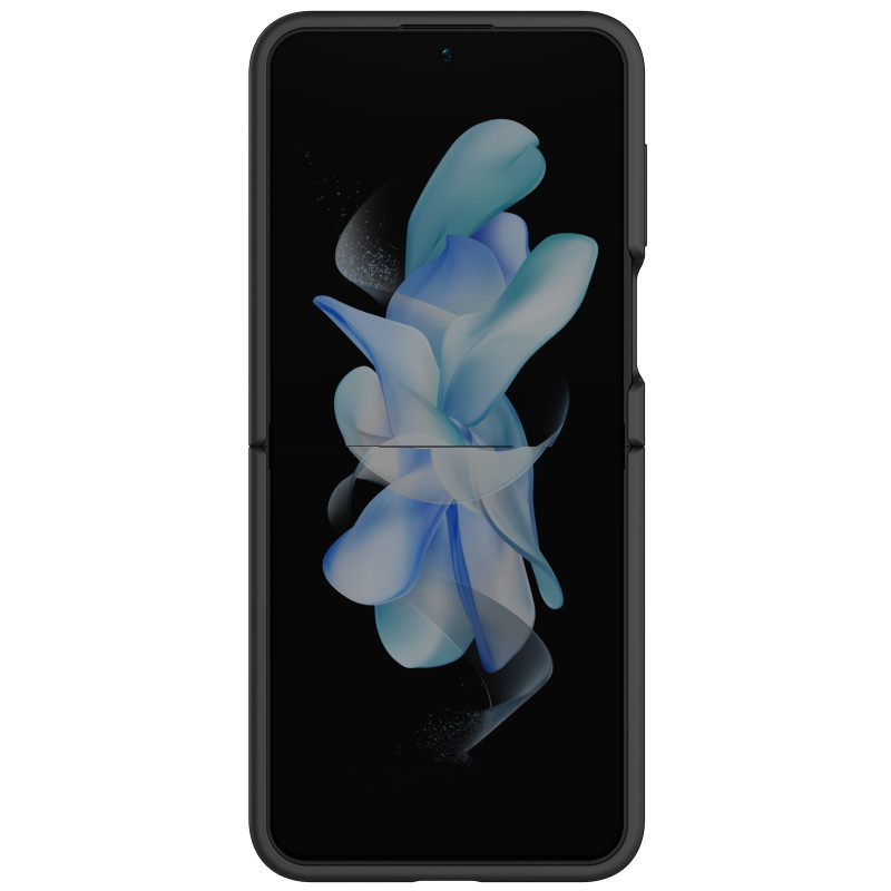 Nillkin Flex Flip dėklas su pakabuku ir stovu Samsung Galaxy Z Flip 5 - juodas