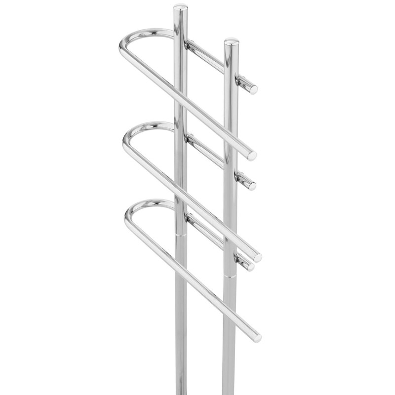 Laisvai pastatoma grindų rankšluosčių kabykla 3 rankšluosčiams CHROME STEEL