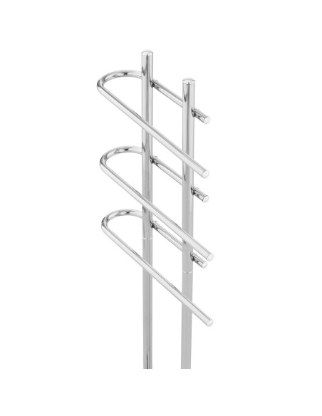 Laisvai pastatoma grindų rankšluosčių kabykla 3 rankšluosčiams CHROME STEEL Laisvai pastatoma grindų rankšluosčių kabykla 3 rankšluosčiams CHROME STEEL