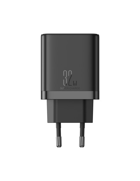 Joyroom JR-TCF10 greitas įkroviklis 2x USB-C USB-A 32W - juodas Joyroom JR-TCF10 greitas įkroviklis 2x USB-C USB-A 32W - juodas