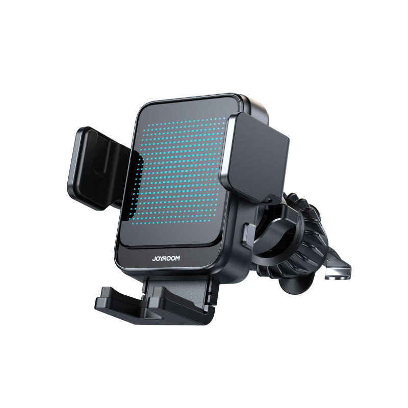 Joyroom JR-ZS341 telefono laikiklis su bevieliu įkrovimu orlaidei - juodas