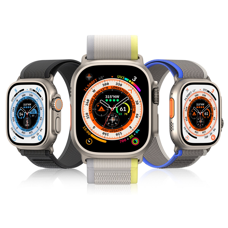Sportinis Velcro dirželis Apple Watch 9 / 8 / 7 / 6 / SE / 5 / 4 / 3 / 2 / 1 (38, 40, 41 mm) Dux Ducis dirželis YJ versi...