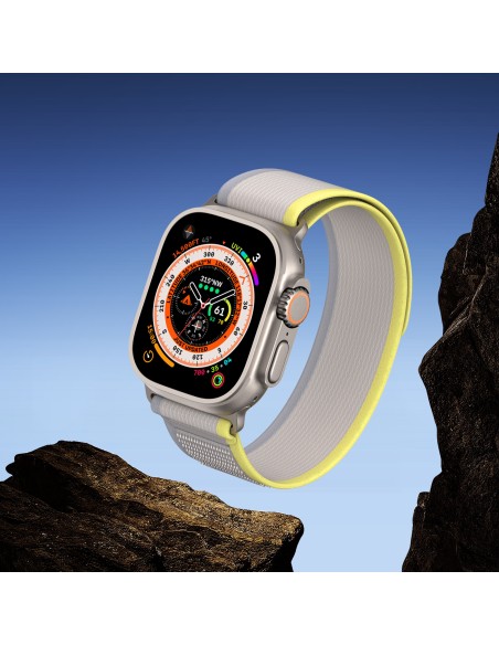 Sportinis Velcro dirželis Apple Watch 9 / 8 / 7 / 6 / SE / 5 / 4 / 3 / 2 / 1 (38, 40, 41 mm) Dux Ducis dirželis YJ versi...