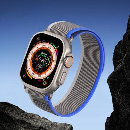 Sportinis Velcro dirželis Apple Watch 9 / 8 / 7 / 6 / SE / 5 / 4 / 3 / 2 / 1 (38, 40, 41 mm) Dux Ducis dirželis YJ versi...