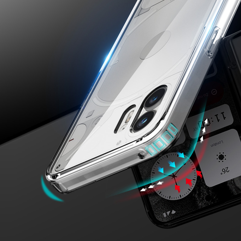 Kietas dėklas for Nothing Phone 2 Dux Ducis Clin - skaidrus