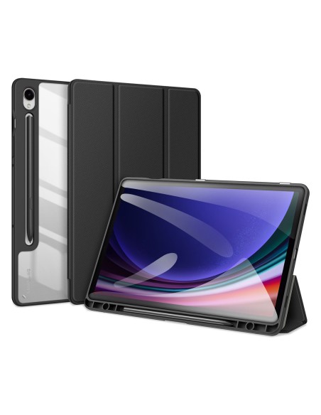 Dux Ducis Toby dėklas su atverčiamu stovu Samsung Galaxy Tab S9 FE - juodas Dux Ducis Toby dėklas su atverčiamu stovu Samsung Galaxy Tab S9 FE - juodas