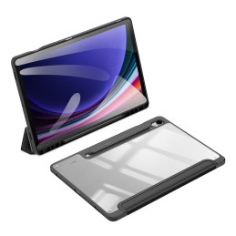 Dux Ducis Toby dėklas su atverčiamu stovu Samsung Galaxy Tab S9 FE - juodas