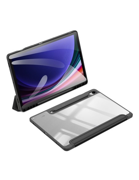 Dux Ducis Toby dėklas su atverčiamu stovu Samsung Galaxy Tab S9 FE - juodas Dux Ducis Toby dėklas su atverčiamu stovu Samsung Galaxy Tab S9 FE - juodas