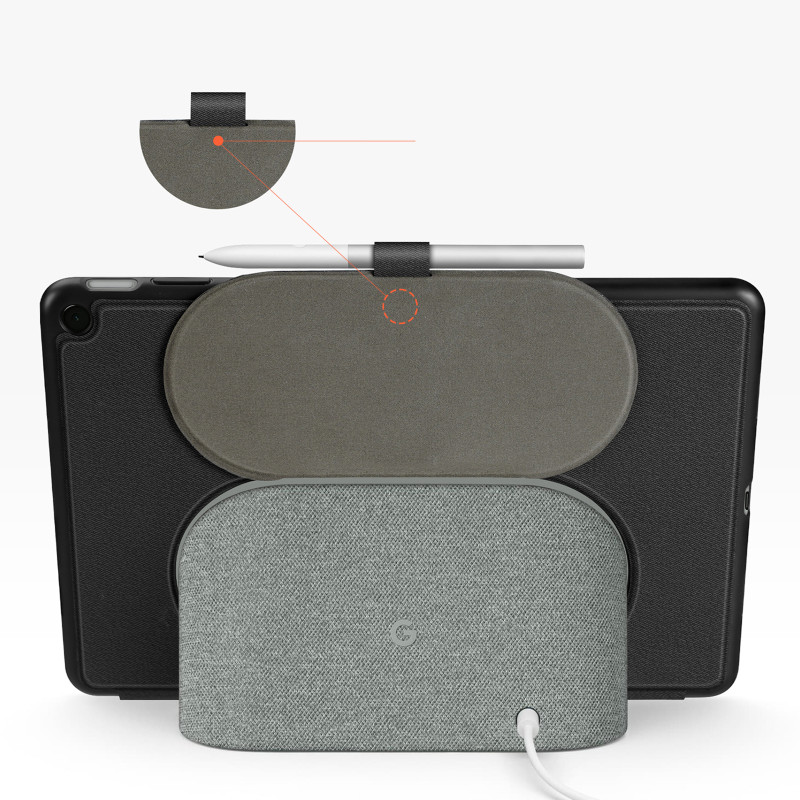 Išmanusis dėklas, skirtas Google Pixel Tablet Dux Ducis Domo - juodas
