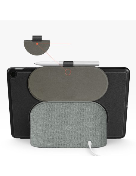 Išmanusis dėklas, skirtas Google Pixel Tablet Dux Ducis Domo - juodas Išmanusis dėklas, skirtas Google Pixel Tablet Dux Ducis Domo - juodas