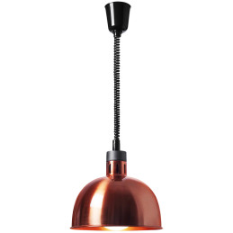 Šildymo lempa infraraudonųjų spindulių indams IR pakabinamas varinis sk. 29cm 250W