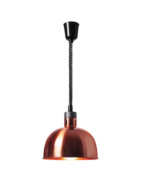 Šildymo lempa infraraudonųjų spindulių indams IR pakabinamas varinis sk. 29cm 250W Šildymo lempa infraraudonųjų spindulių indams IR pakabinamas varinis sk. 29cm 250W