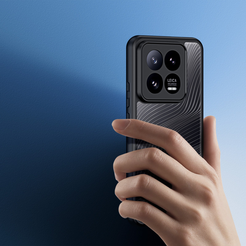 Dux Ducis Aimo šarvuotas dėklas Xiaomi 14 Pro - juodas