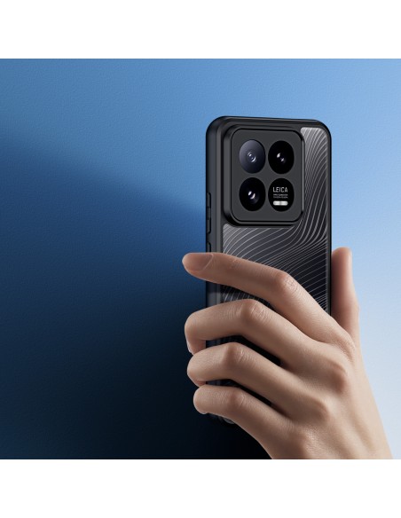 Dux Ducis Aimo šarvuotas dėklas Xiaomi 14 Pro - juodas Dux Ducis Aimo šarvuotas dėklas Xiaomi 14 Pro - juodas