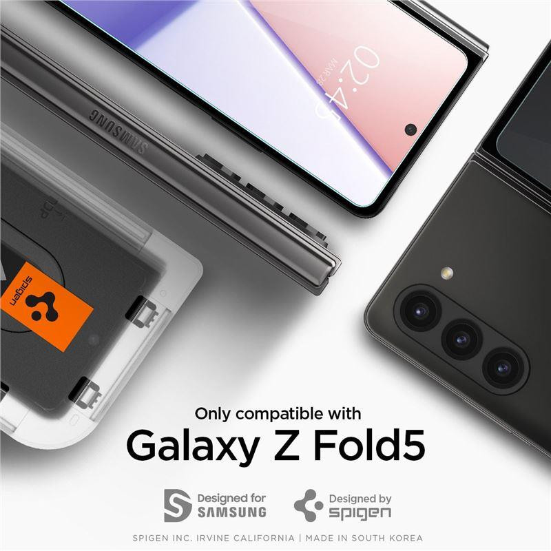 Spigen Glas.tR EZ Fit grūdintas stiklas Samsung Galaxy Z Fold 5 - 2 vnt.