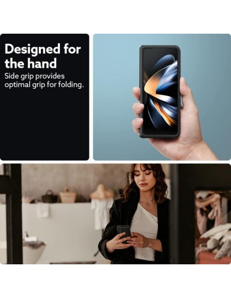 Caseology Parallax dėklas, skirtas Samsung Galaxy Z Fold 5 - matinė juoda