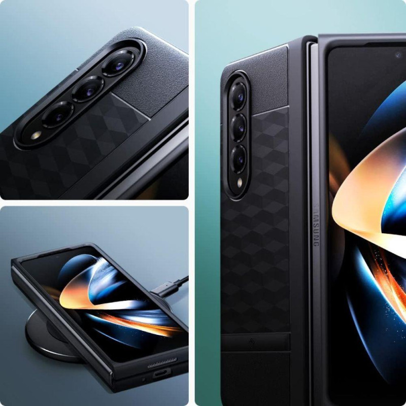 Caseology Parallax dėklas, skirtas Samsung Galaxy Z Fold 5 - matinė juoda