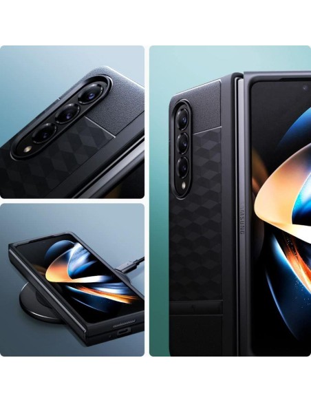 Caseology Parallax dėklas, skirtas Samsung Galaxy Z Fold 5 - matinė juoda