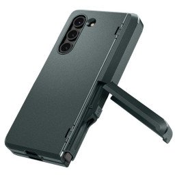 Spigen Tough Armor Pro Pen dėklas, skirtas Samsung Galaxy Z Fold 5 - tamsiai žalias