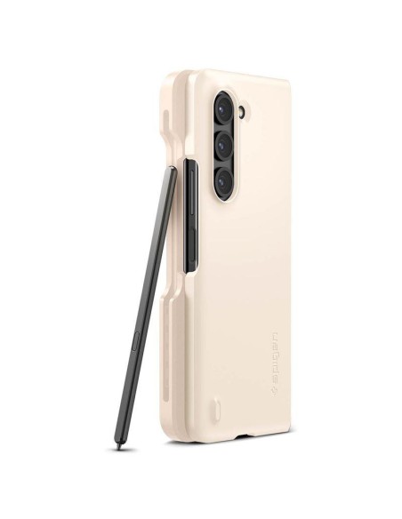 Spigen Thin Fit Pen dėklas, skirtas Samsung Galaxy Z Fold 5 - smėlio spalvos