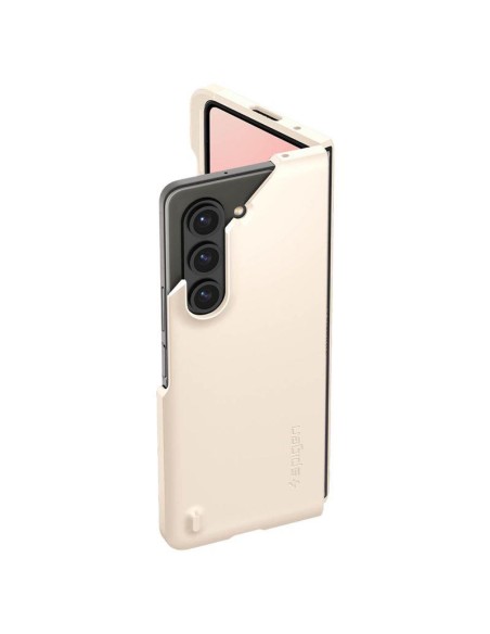 Spigen Thin Fit Pen dėklas, skirtas Samsung Galaxy Z Fold 5 - smėlio spalvos