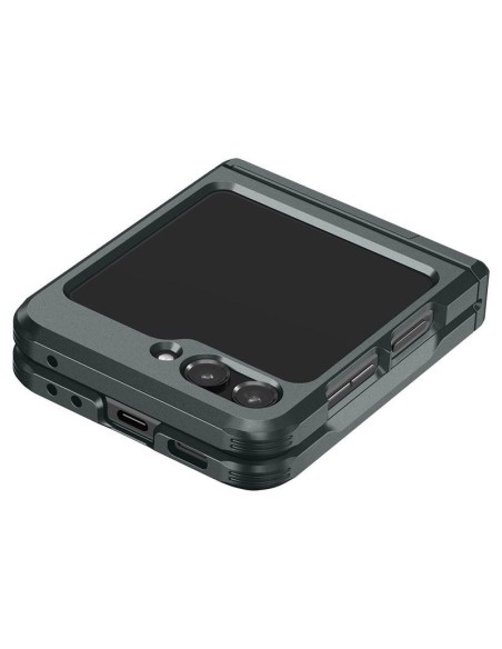 Spigen Tough Armor Pro dėklas, skirtas Samsung Galaxy Z Flip 5 - tamsiai žalias