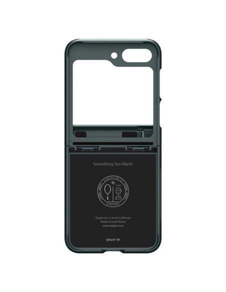 Spigen Tough Armor Pro dėklas, skirtas Samsung Galaxy Z Flip 5 - tamsiai žalias
