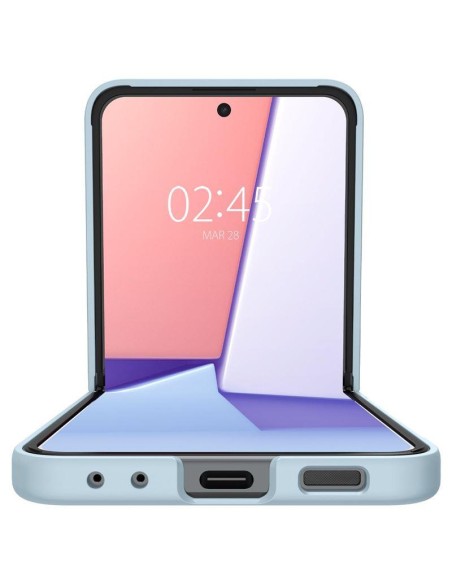 Spigen Airskin dėklas, skirtas Samsung Galaxy Z Flip 5 - šviesiai mėlynas Spigen Airskin dėklas, skirtas Samsung Galaxy Z Flip 5 - šviesiai mėlynas