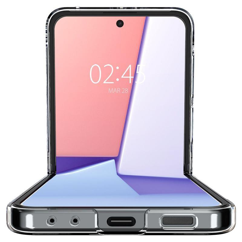 Spigen Airskin dėklas, skirtas Samsung Galaxy Z Flip 5 - skaidrus