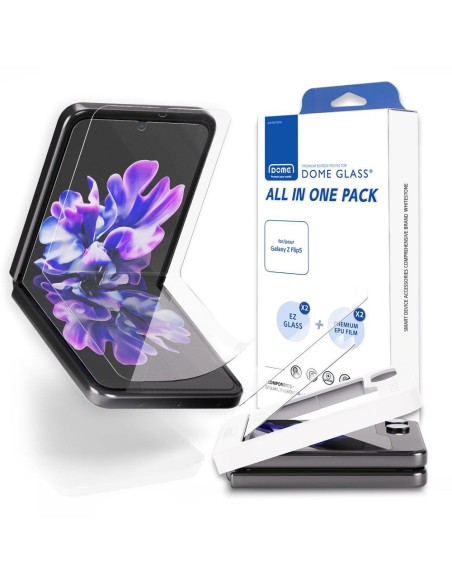 Whitestone All-In-One apsauginė plėvelė Samsung Galaxy Z Flip 5 - 2 vnt.