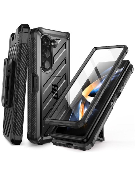 Unicorn Beetle Supcase dėklas, skirtas Samsung Galaxy Z Fold 5 - juodas Unicorn Beetle Supcase dėklas, skirtas Samsung Galaxy Z Fold 5 - juodas