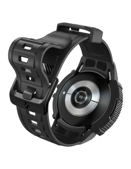Spigen Rugged Armor Pro dėklas su dirželiu, skirtas Samsung Galaxy Watch 6 (40 mm) - juodas Spigen Rugged Armor Pro dėklas su dirželiu, skirtas Samsung Galaxy Watch 6 (40 mm) - juodas
