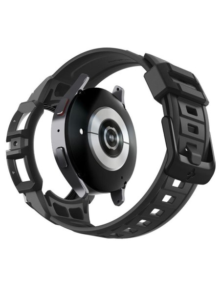 Spigen Rugged Armor Pro dėklas su dirželiu, skirtas Samsung Galaxy Watch 6 (40 mm) - juodas Spigen Rugged Armor Pro dėklas su dirželiu, skirtas Samsung Galaxy Watch 6 (40 mm) - juodas