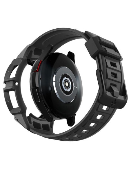 Spigen Rugged Armor Pro dėklas su dirželiu, skirtas Samsung Galaxy Watch 6 Classic (43 mm) - juodas Spigen Rugged Armor Pro dėklas su dirželiu, skirtas Samsung Galaxy Watch 6 Classic (43 mm) - juodas