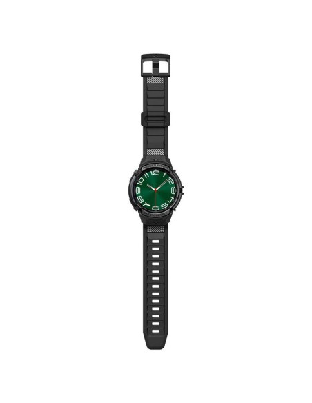 Spigen Rugged Armor Pro dėklas su dirželiu, skirtas Samsung Galaxy Watch 6 Classic (47 mm) - juodas Spigen Rugged Armor Pro dėklas su dirželiu, skirtas Samsung Galaxy Watch 6 Classic (47 mm) - juodas