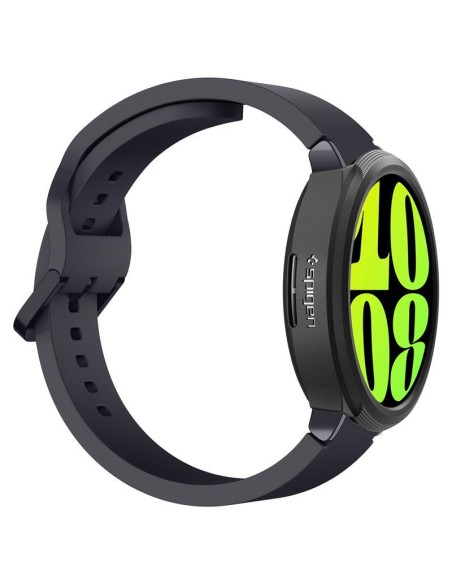 Spigen Liquid Air dėklas, skirtas Samsung Galaxy Watch 6 (44 mm) - matinė juoda