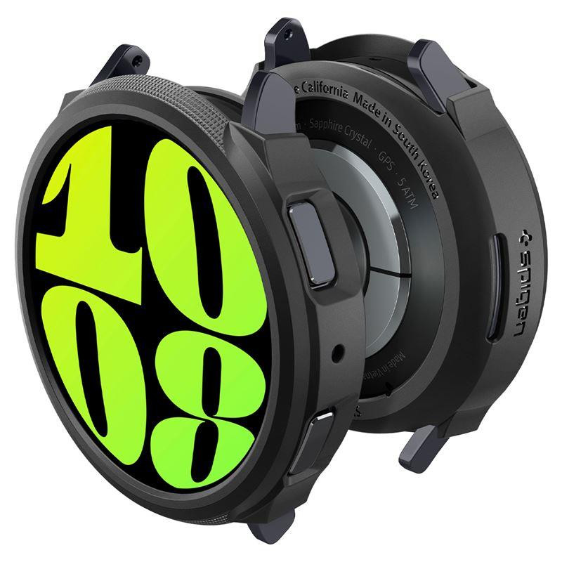 Spigen Liquid Air dėklas, skirtas Samsung Galaxy Watch 6 (44 mm) - matinė juoda