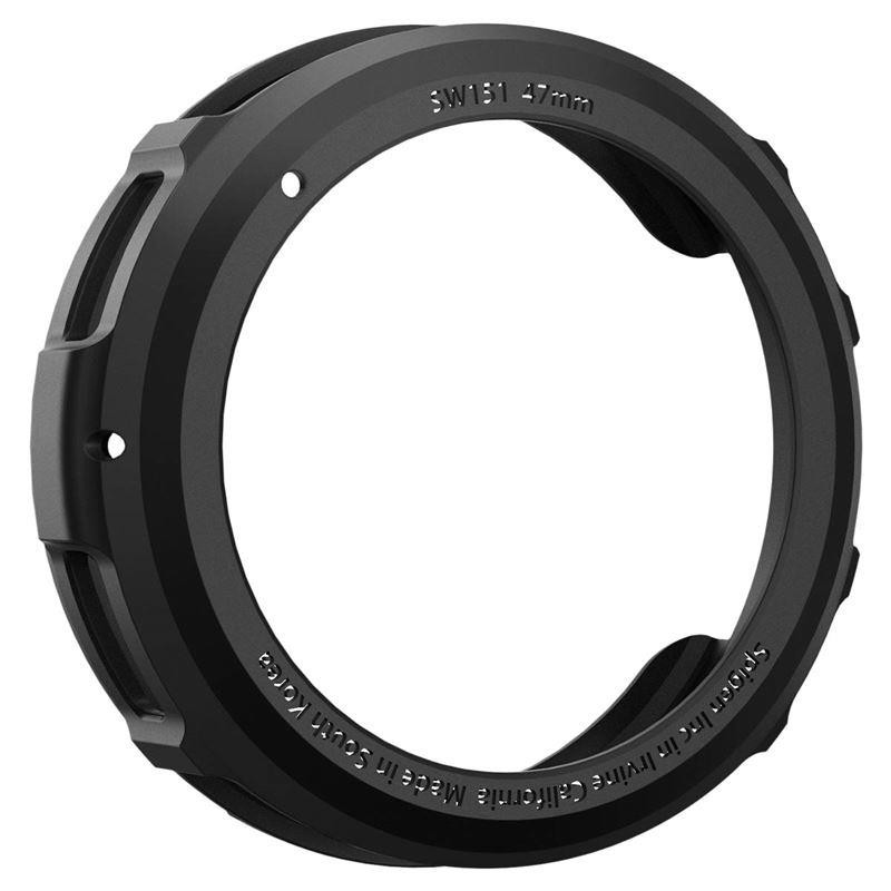 Spigen Liquid Air dėklas, skirtas Samsung Galaxy Watch 6 Classic (47 mm) - matinė juoda