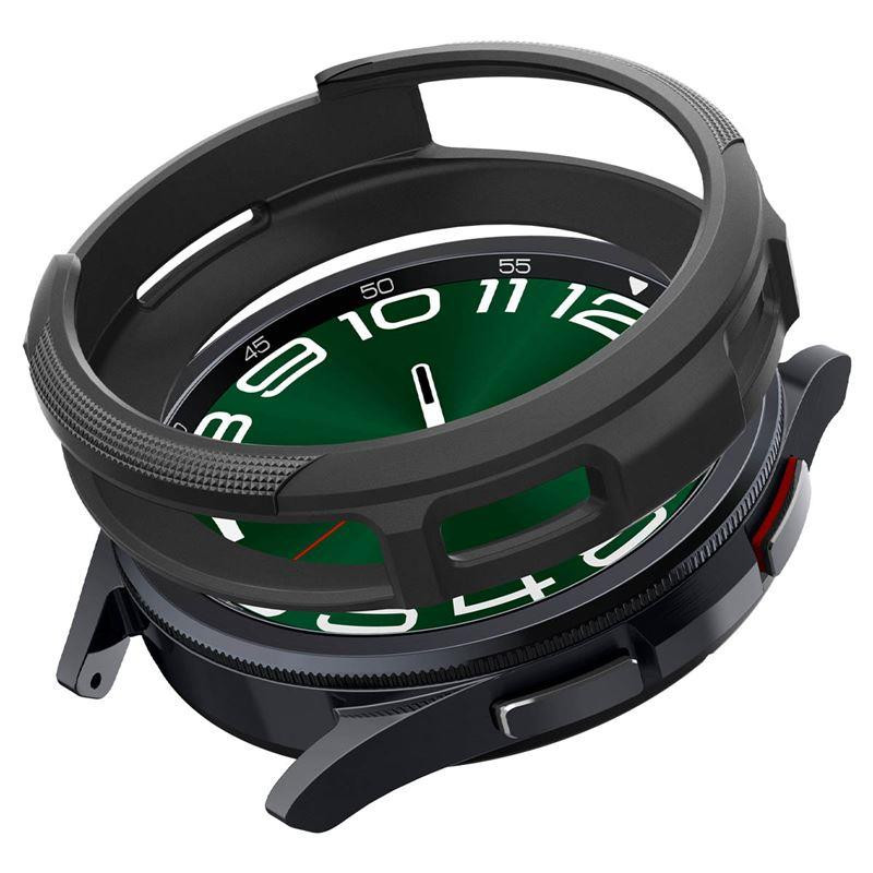 Spigen Liquid Air dėklas, skirtas Samsung Galaxy Watch 6 Classic (47 mm) - matinė juoda