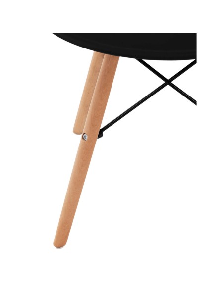 Skandinaviška ažūrinė kėdė su medinėmis kojelėmis virtuvei svetainei maks.150kg 4vnt.