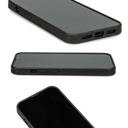 Medinis ir dervos dėklas iPhone 13 Bewood Unique Turquoise - turkis ir juodas