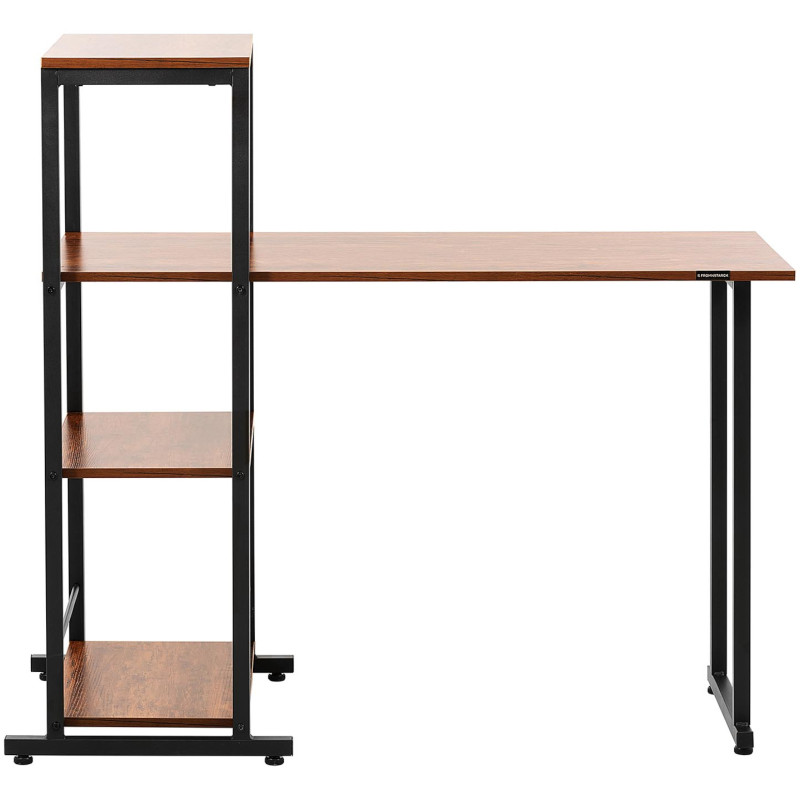 Pramoninis LOFT kompiuterio stalas su knygų spinta namų biurui 110 x 50 cm