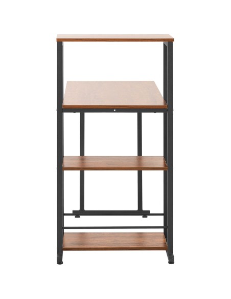 Pramoninis LOFT kompiuterio stalas su knygų spinta namų biurui 110 x 50 cm Pramoninis LOFT kompiuterio stalas su knygų spinta namų biurui 110 x 50 cm