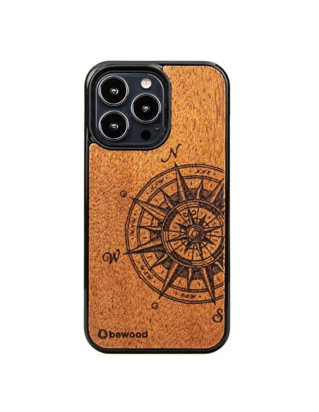 Medinis dėklas iPhone 13 Pro Bewood Traveller Merbau Medinis dėklas iPhone 13 Pro Bewood Traveller Merbau